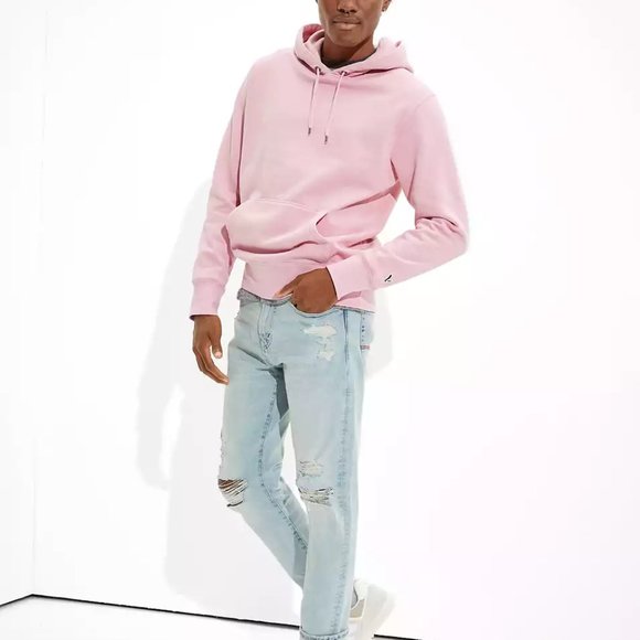AE Super Soft Fleece Icon Hoodie Pink - Picture 5 of 5